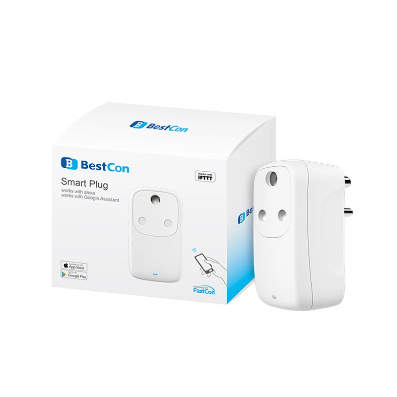 Bestcon Sp4l na Índia Inteligente Wi-fi Plug Tomada do Temporizador com Luz da Noite Pode Ser Escurecido Funciona com Alexa Assistente do Google Ifttt - Image 6