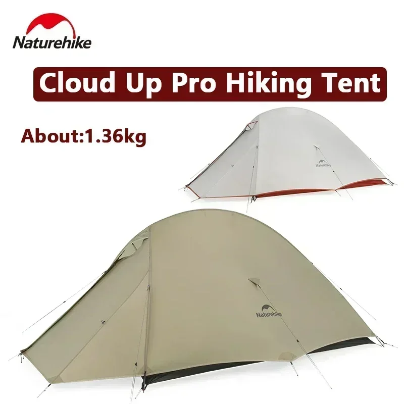 Naturehike Cloud Up Pro Ultralight Tent 1/2 Person Folding Backpacking Windbreaker camping tent,portable tent,survival tent