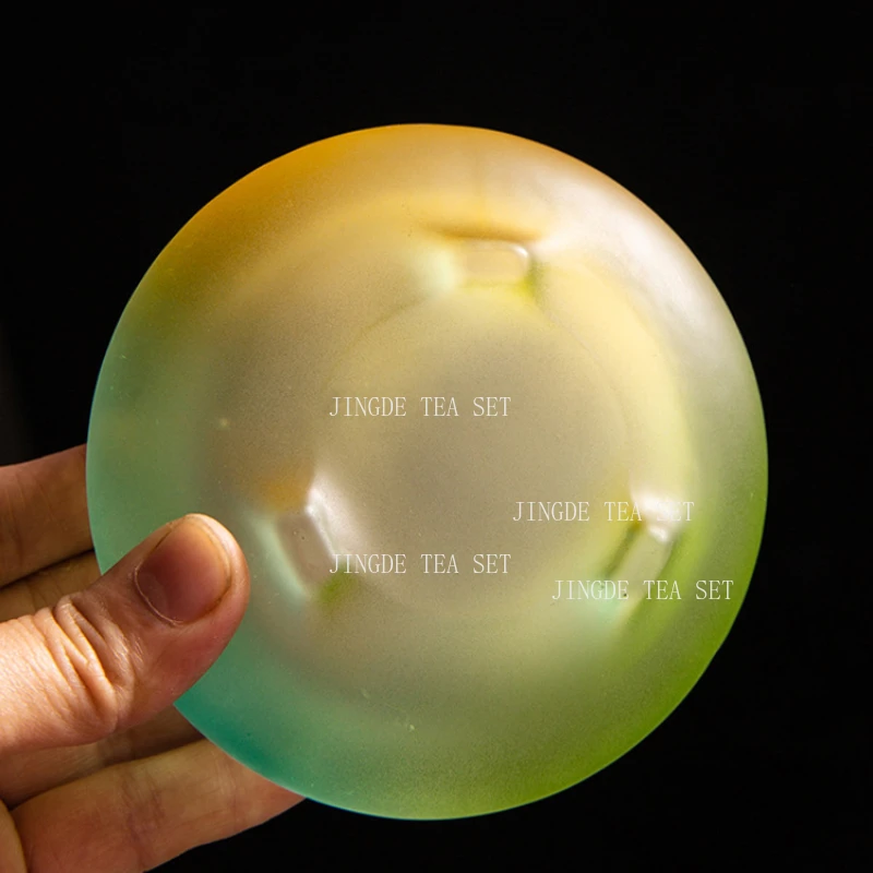 1pcs Ancient Glaze Incense Burner Chinese Vintage Three-legged Incense Burner Home Decoration Tea Table Zen Ornaments Colorful