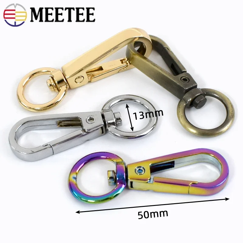 Multi-Pack Metal Swivel Lobster Snap Hooks