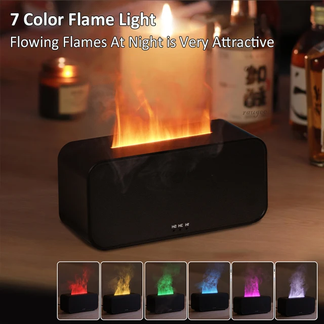 Air Aroma Humidifier Diffuser Essential Oils Humidifiers Mini Flame Automatic Fragrance Diffuser Home Humidifier With LED Light 3