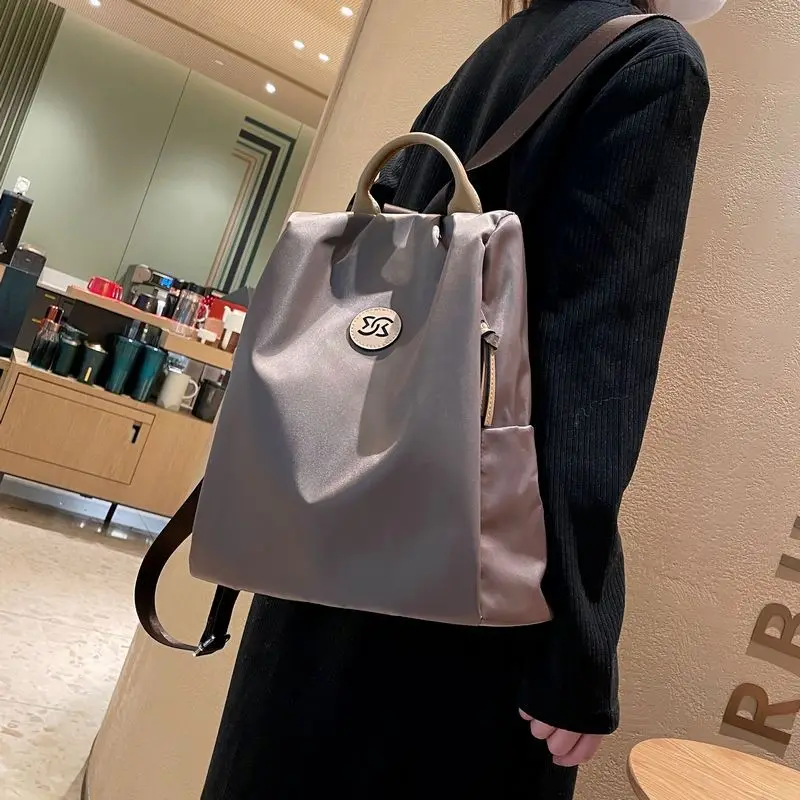 2023 Latest Oxford Cloth Anti-theft Backpack Female High-end Travel Bag Fashion Trend Ladies Backpack Large-capacity Schoolbags