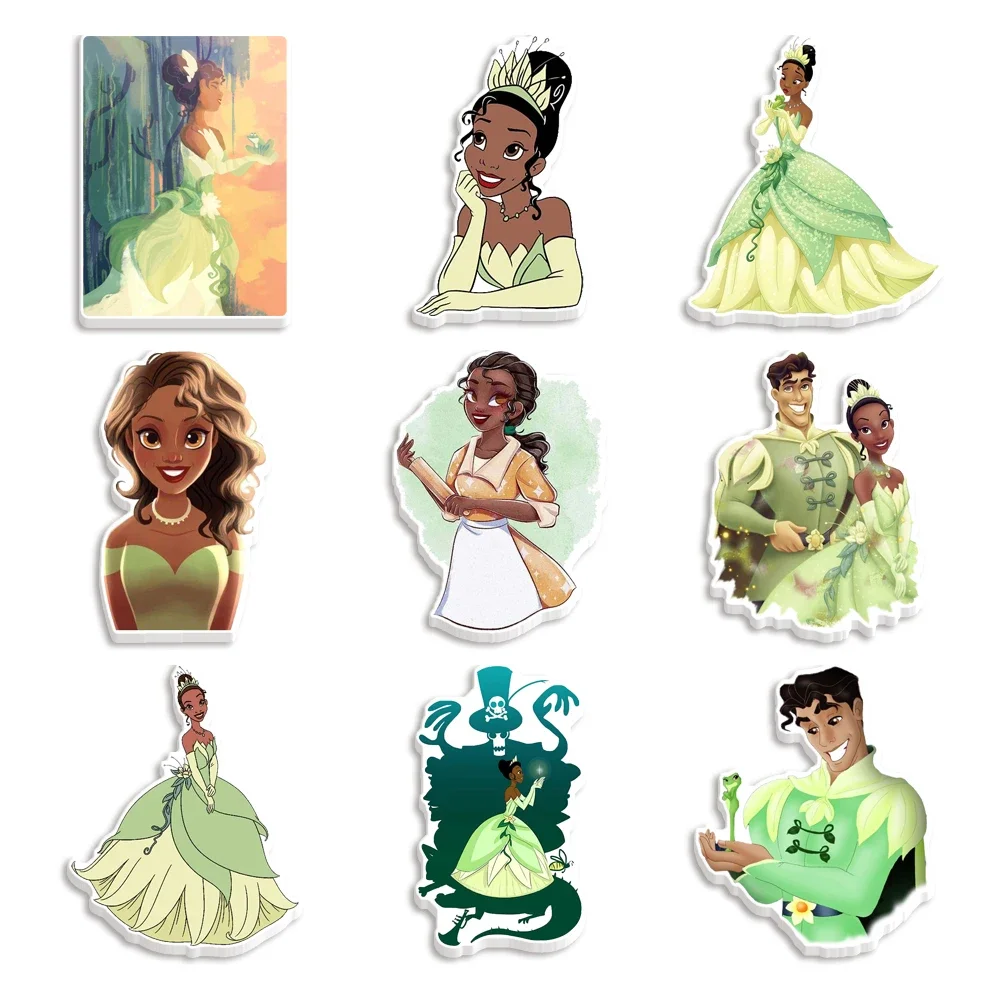 DIY Art Crafts Stickers Accessories 30Pcs/lots Disney Cartoon Frog Character Princess Resin Charms Modern Decorations