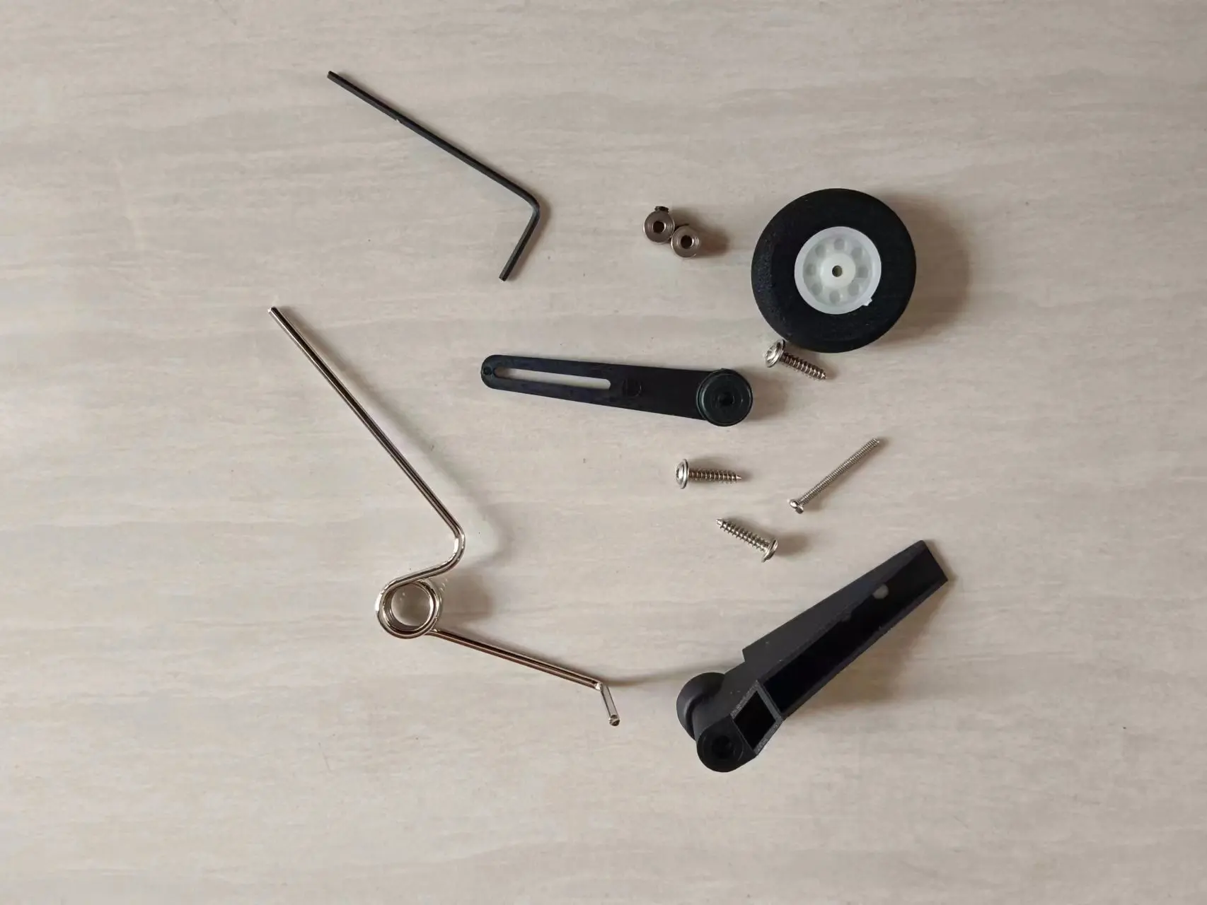 

Model aircraft metal wire tailwheel frame is suitable for class 60-120 methanol model aircraft