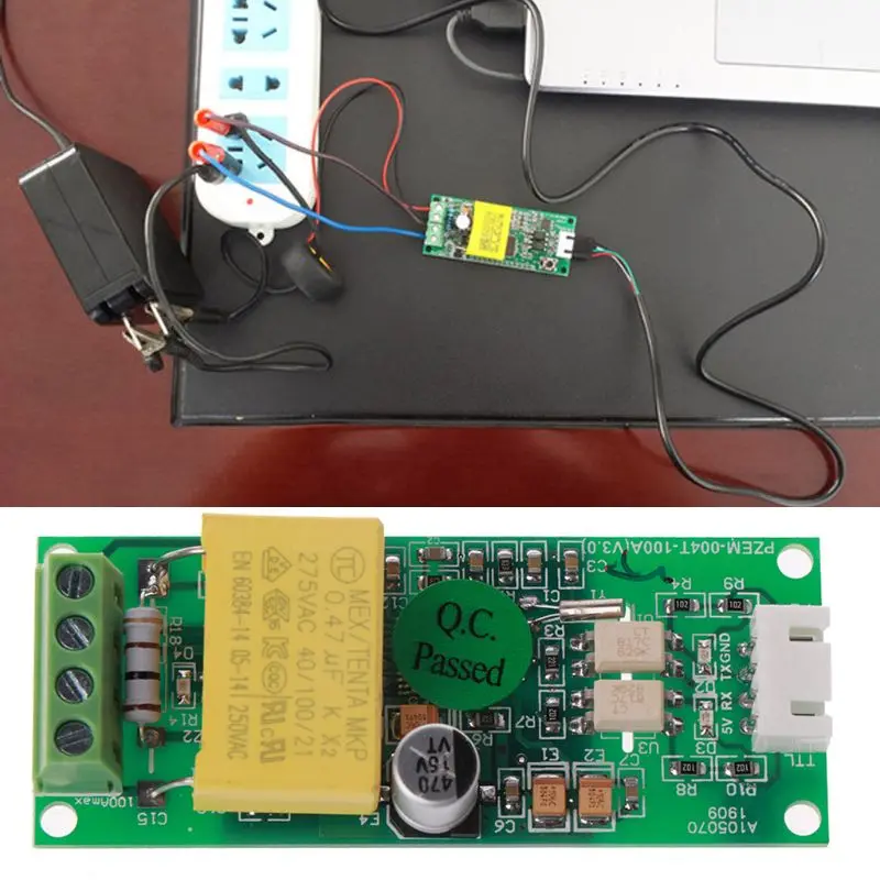 

PZEM-004T Модуль мультиметра напряжения тока TTL Интерфейс последовательной передачи данных 80 ~ 260 В переменного тока Простой