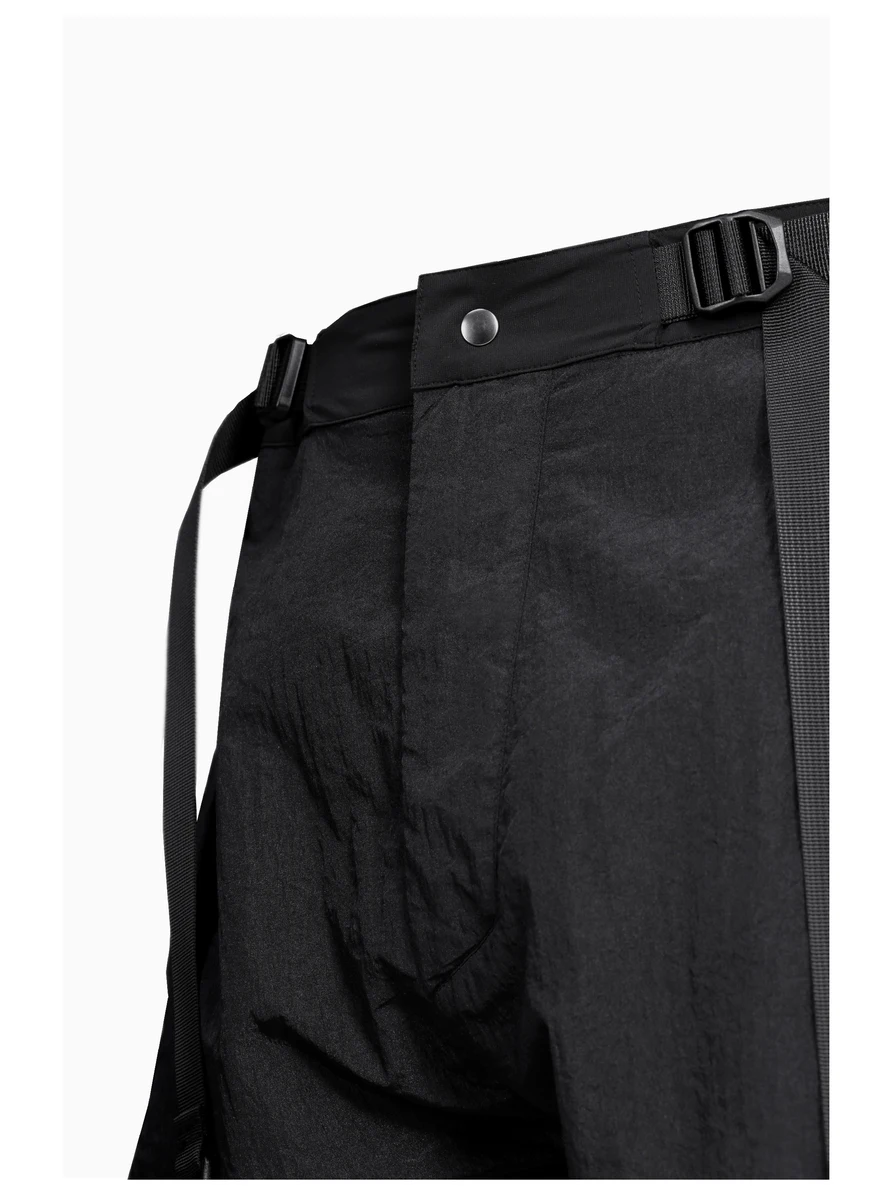 Reindee Lusion 21aw double shape zipper waterproof pants side molle waist adjustment stitching materials techwear gorpcore