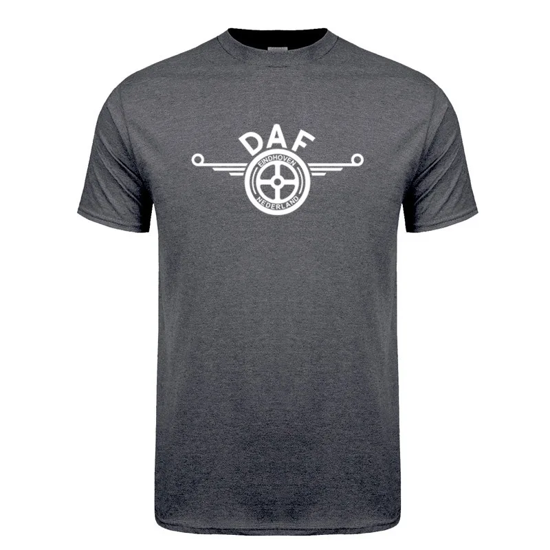 DAF 트럭 T 셔츠 남성 여름 짧은 소매 코튼 DAF Mans Tshirts XS-5XL LH-139