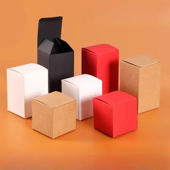Square Small Cardboard Folding Gift Boxes – 10/20/30/50pcs 1