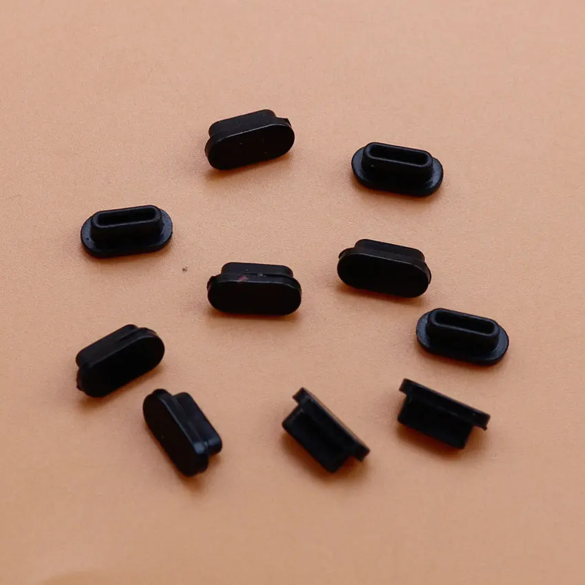 10-Pack Silicone Type-C USB Dust Plugs - Universal Anti-Dust Covers