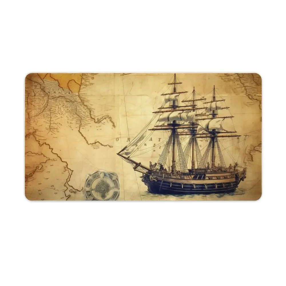 

Large Gaming Mouse Pad Table Desk Mat Big Mousepad Vintage World Map Fantasy Maps (7) Gamer Carpet Keyboard Mouse Mats