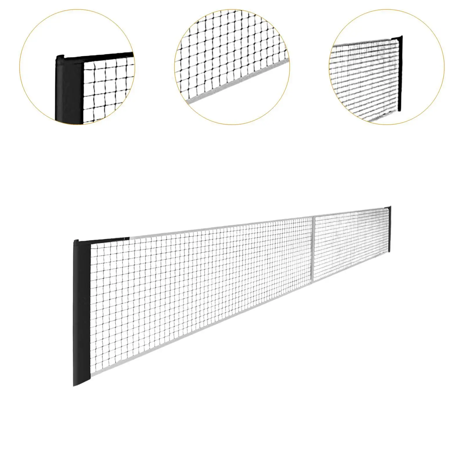 Pickleball Net Training Netting Pickle Ball Net Professional Portable for Park Outdoor Activities Beach Gym (No Frame)