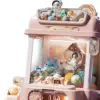 Tabletop Claw Machine, Mini Vending Toy Machine with Light, Mini Candy Grabber 5