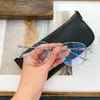 Gold/Silver Large Frame Presbyopia Glasses Resin Lenses Blue Light Resistant Reading Glasses Wholesale of Unisex Products 1