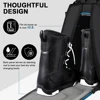 Travel Ski Boot Bag Backpack 50L Large Capacity Waterproof for Snowboard Boots Helmet Goggles Hang Skis Dry Wet Separation 4