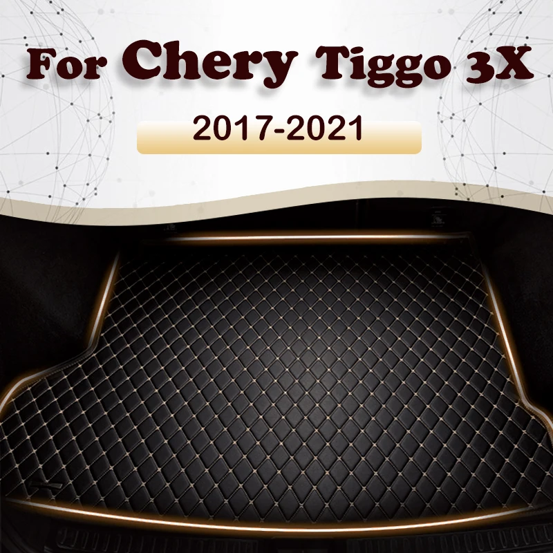 

Car Trunk Mat For Chery Tiggo 3X 2017 2018 2019 2020 2021 Custom Car Accessories Auto Interior Decoration