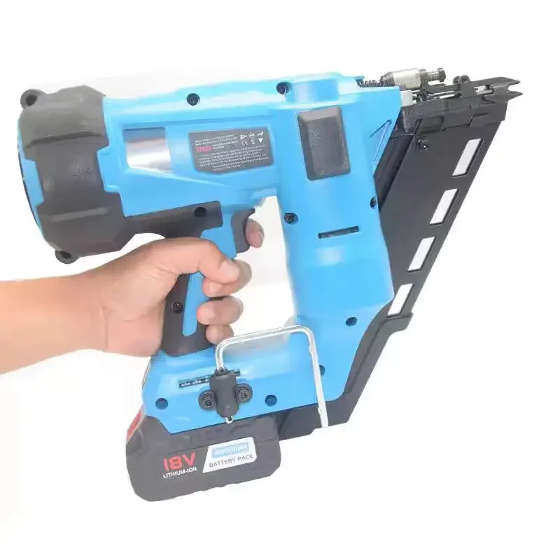 DCFN3490 21V Battery 34 Degree 2 to 3 1/2 Inch 50-90mm Heavy Duty Cordless 1st Fix Nail Gun Framing Nailer for Wood