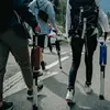 Multifunctional Climbing Stick for the Elderly, Foldable, Ultra-light, Stainless Steel, Travel Crutch, Outdoor Trekking Supplies 1