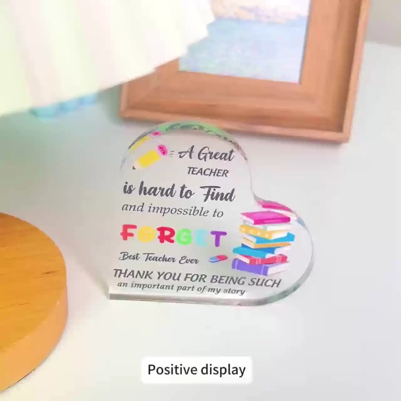 Targa In Acrilico Per Addio Ai Colleghi, Regalo Di Commiato Con Citazione, Per Donne E Amiche, Decorazione Da Scrivania - 3