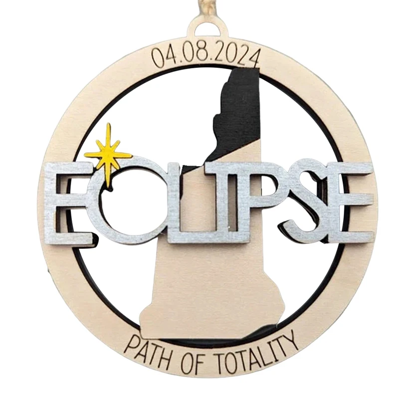 

Wooden 2024 Solar Eclipse Souvenirs, 2024 Solar Eclipse Party Decorations Supplies, Solar Eclipse Keepsakes Durable Easy Install