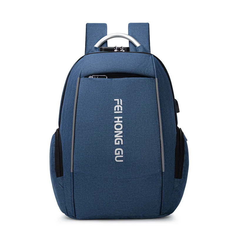 Men's Backpack Oxford Waterproof Backpack Business Computer Bag Leisure Travel High School Student