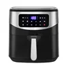 1600W Household Air Fryer 8L Touch Screen Panel Air Fryer Capacity Pizza Oil-Free Salt-Free Cookware Touch Screen Electric Fryer 1