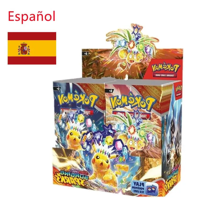 360 pièces Español Pokémon TCG: Scarlet & Violet Twlilght mascarade Etsncelles évoving skis 151 flammes Booster boîte cartes Pokemon