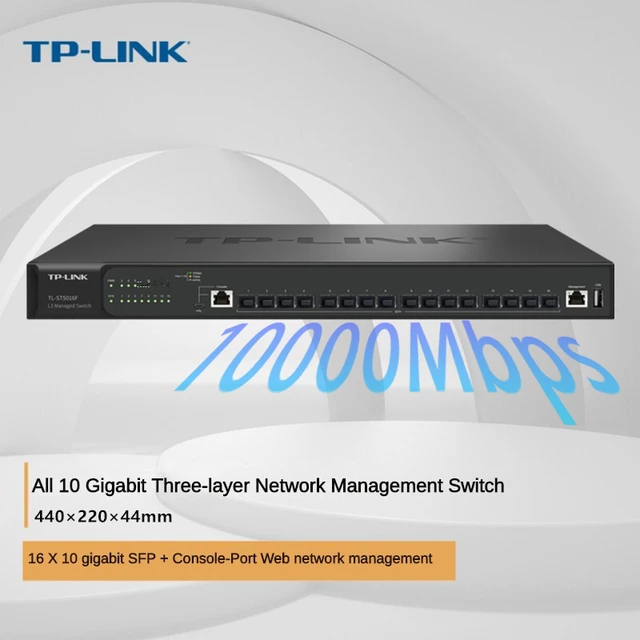 Tp-link 10gbps Switch 10g switch 10000mbps 10gb Ethernet Switch
