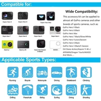 Accessories Kit Mount Adapter Chest Strap Headband For GoPro Hero 13 12 AKASO SJCAM insta360 DJI Osmo Action Camera Accessories - Image 6