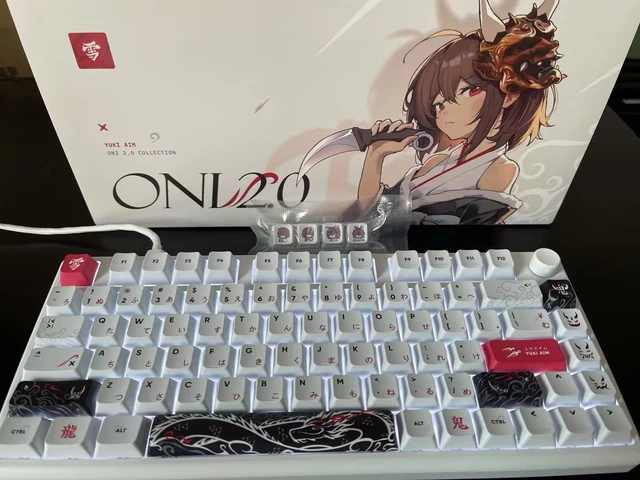 YukiAim Polar 65 Keycaps キーキャップ Yuki Aim Oni 2.0 Polar75 Magnetic Axis Mechanical Keyboard