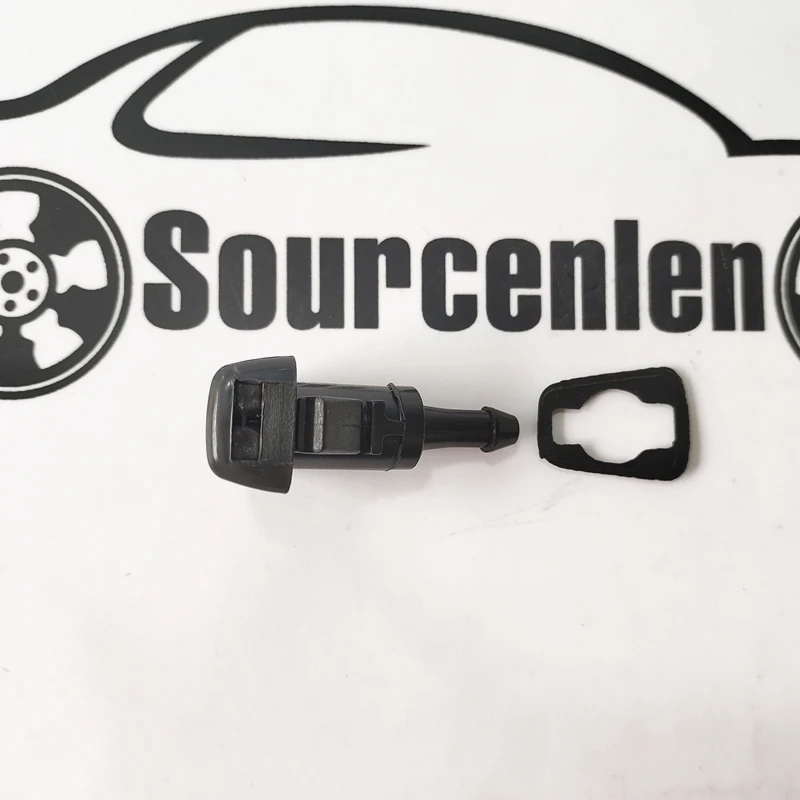 Genuine2Pcs Windshield Nozzle ASSY Washer for Hyundai Accent Solaris Santa Fe Equus Sonata Verna 2011-2014 986303J000