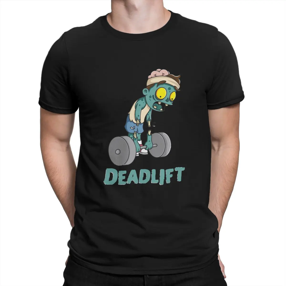 

Workout Zombie Deadlift TShirt For Men Bodybuilding Pumping GYM Muscle Training Crossfit Clothing Fashion Polyester T Shirt