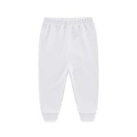 Kiddiezoom 1/3 Pcs Four Seasons Fashion Solid 100%Cotton Baby Boy Girl Pants Soft 100%Cotton Infants Trousers Accessories 2