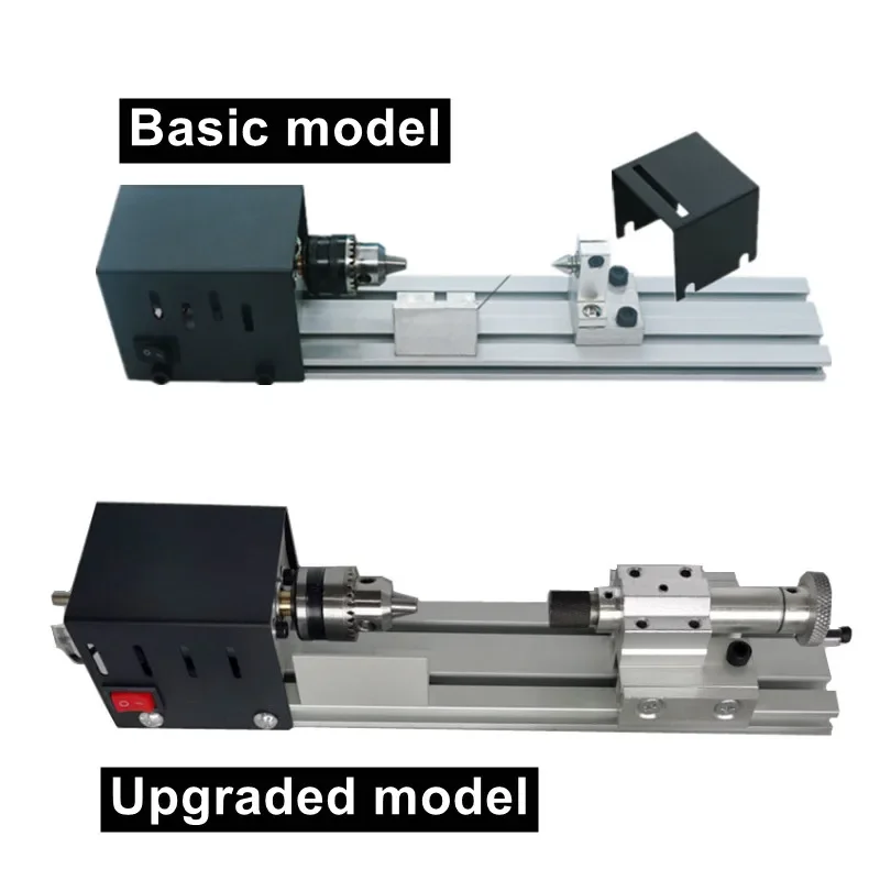 Mini Wood Lathe Machine 110V-240V Speed Adjustable Rotary Tool Set Buddha Pearl Lathe Grinding Polishing Woodwork Tool wood lathe tool,wood lathe