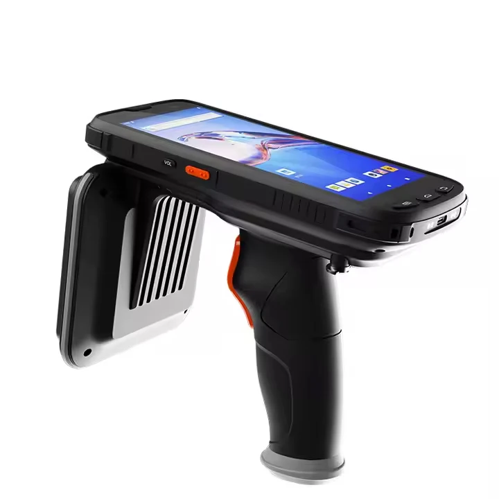 Thcan 13.65 NFC 기능 860-960MHz 모바일 무선 안드로이드 10.0 산업용 PDA UHF RFID 리더 핸드헬드