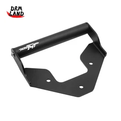 Universal Motorcycle GPS Holder and Phone Mount Extension Accessory (Black 700MT LOGO)