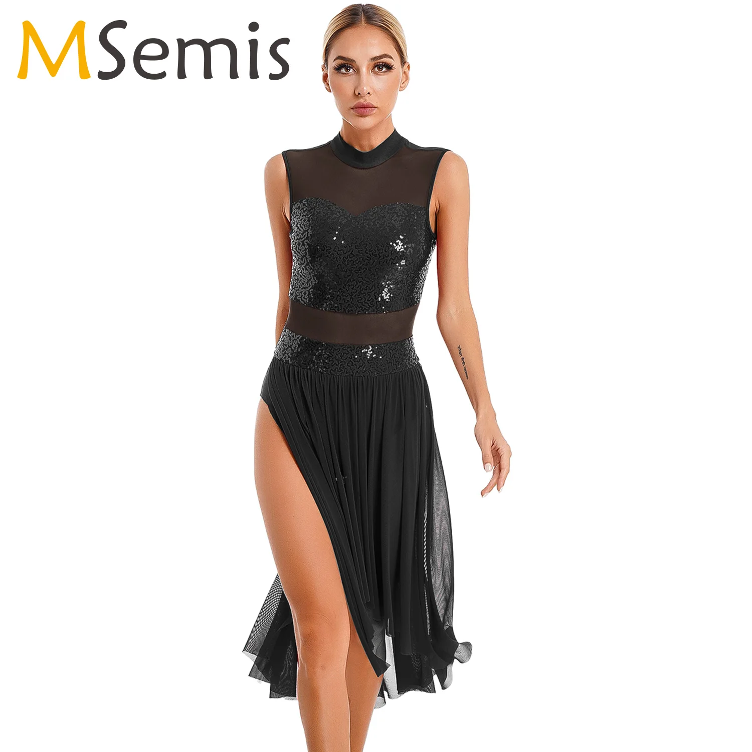 modern dance dresses Modern Ballet Dance Dresses for Women Girls Elegant White Modern Ballet Dance Costumes Opening Dance Song Accompaniment Skirt Moderndancedress.com