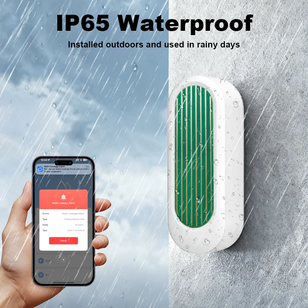 รูปสินค้า เซ็นเซอร์ตรวจจับน้ำฝน IP65 แจ้งเตือนผ่านแอป