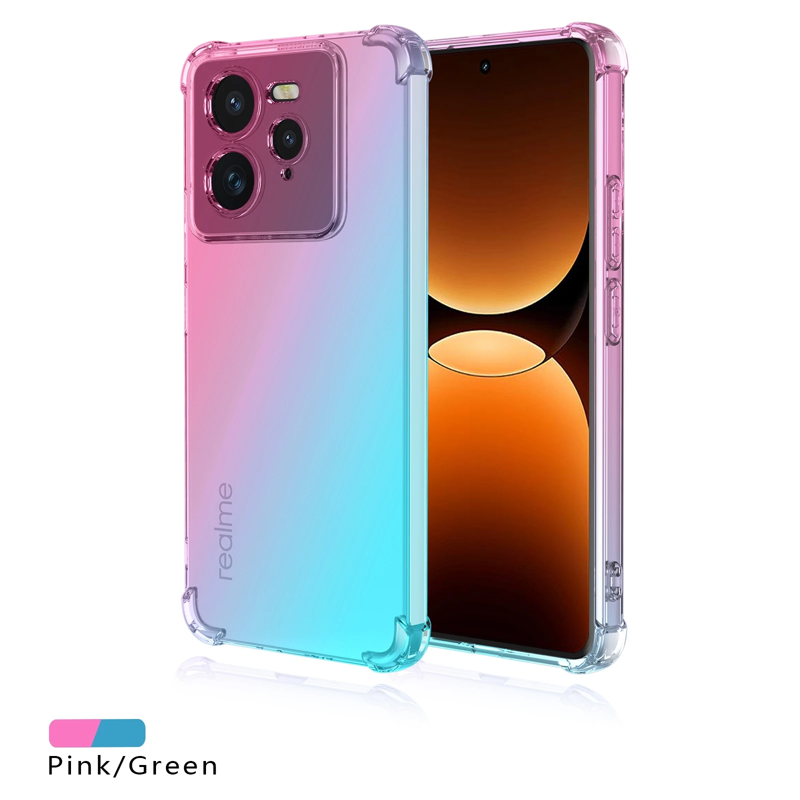 Gradient Airbag TPU Shockproof Protective Case