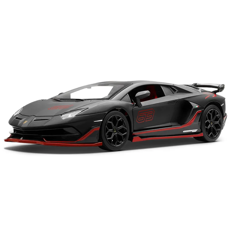 

CCA1/24 Lanbo SVJ модная модель автомобиля из сплава с защитой от повреждений, украшение для стола, праздничный подарок для мальчиков и девочек