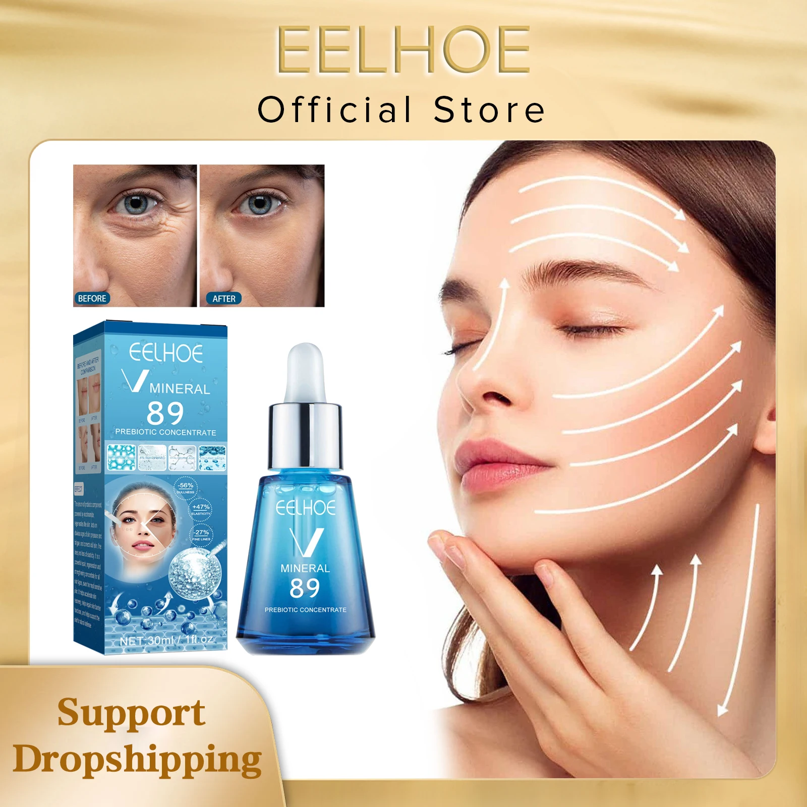 

EELHOE Anti Aging Face Serum for Glowing Skin Fine Lines Wrinkle Removal Serum Firm Skin Old Freckle Age Spots Remover on Face