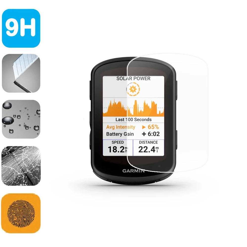 

9H Tempered Glass Screen Protector Shield Film for Garmin Edge 540 840 Cycling Computer GPS Accessories