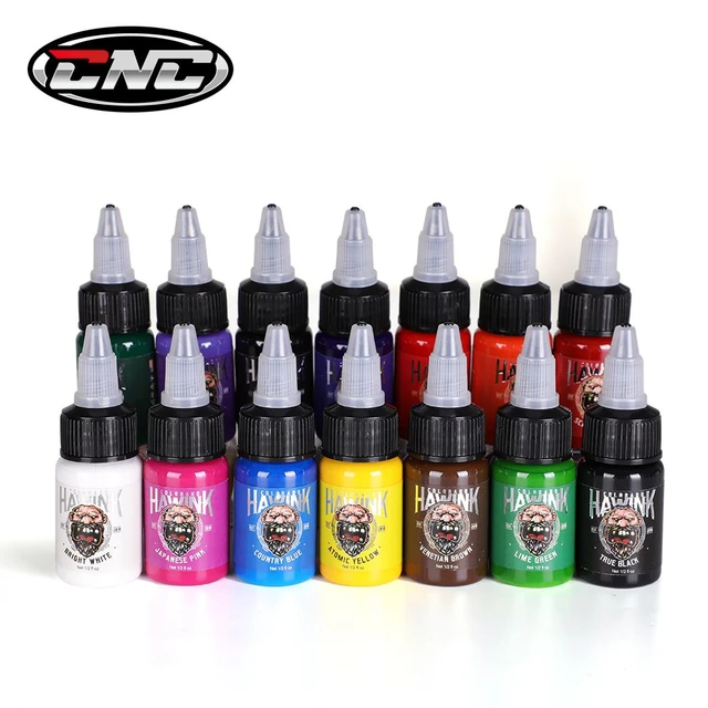 15ml 14 Colors Professional Tattoo Ink For Body Art Pigment Permanent  Microblading Beauty Art Tattoo Ink Supplies - Tattoo Inks - AliExpress