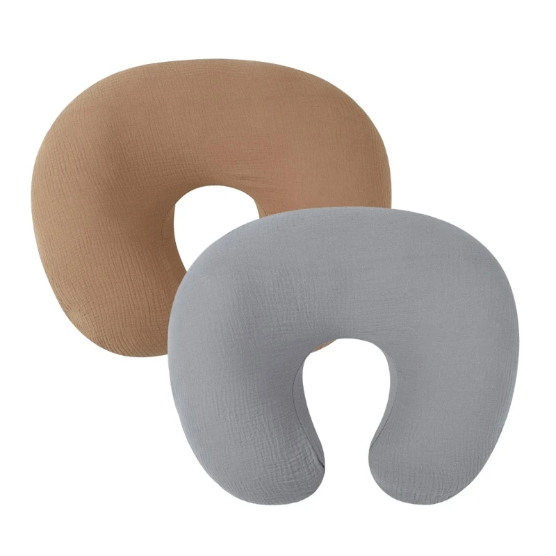 2pcs/set Removable Baby Feeding Pillow Case Newborns Breastfeeding Cushion Cover Detachable Sleeve for Boys Girls 5