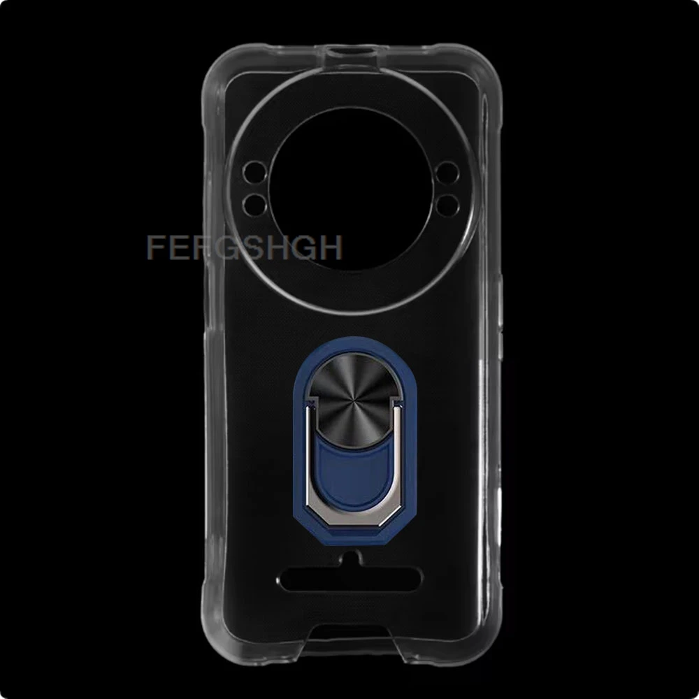 Durable Ring Holder Bracket Phone Case with TPU Soft Silicone Cover - 5.99