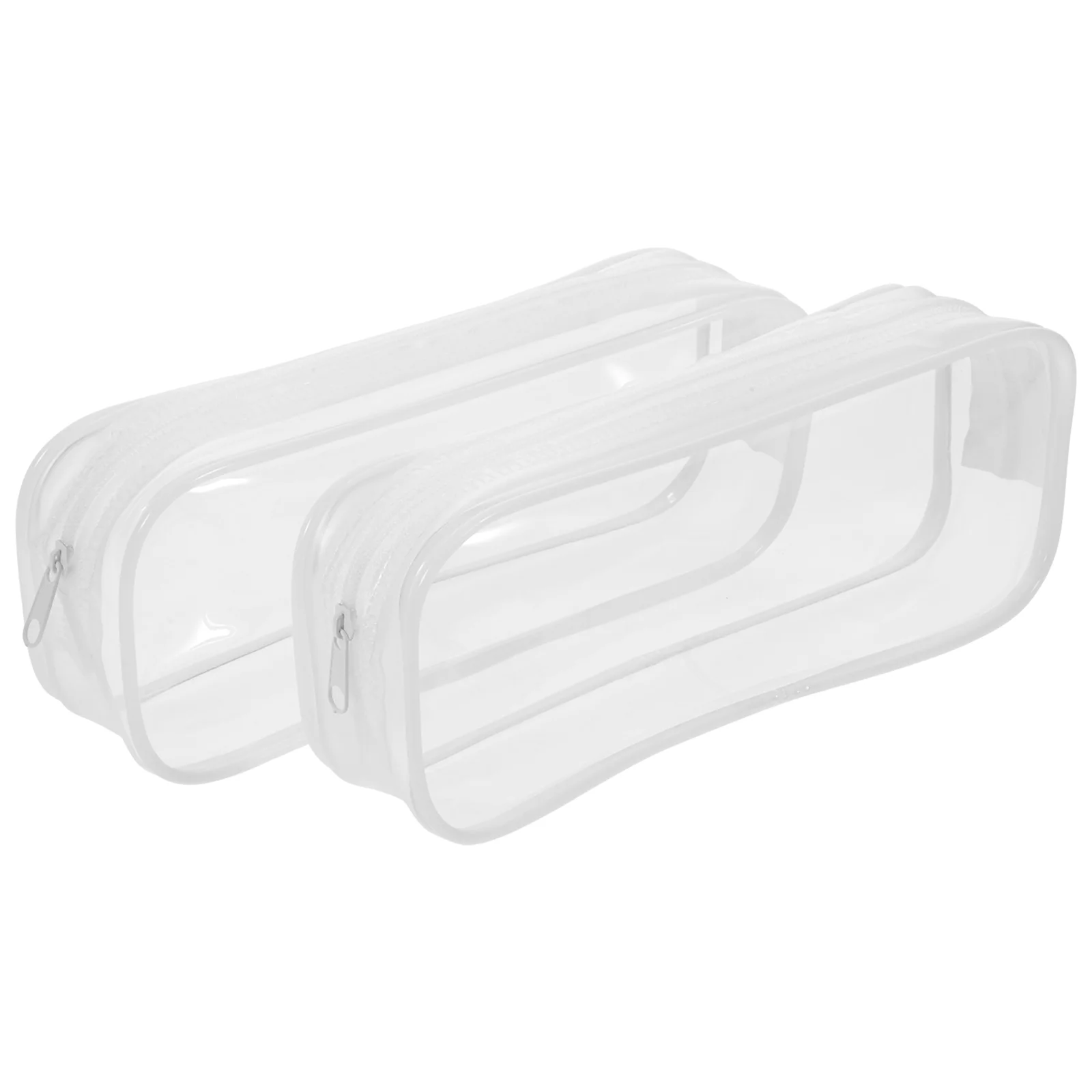 

2Pcs Pencil Bag Anti-scratch Pen Case Pen Storage Bag Large Pencil Organizer Makeup Brush Bag