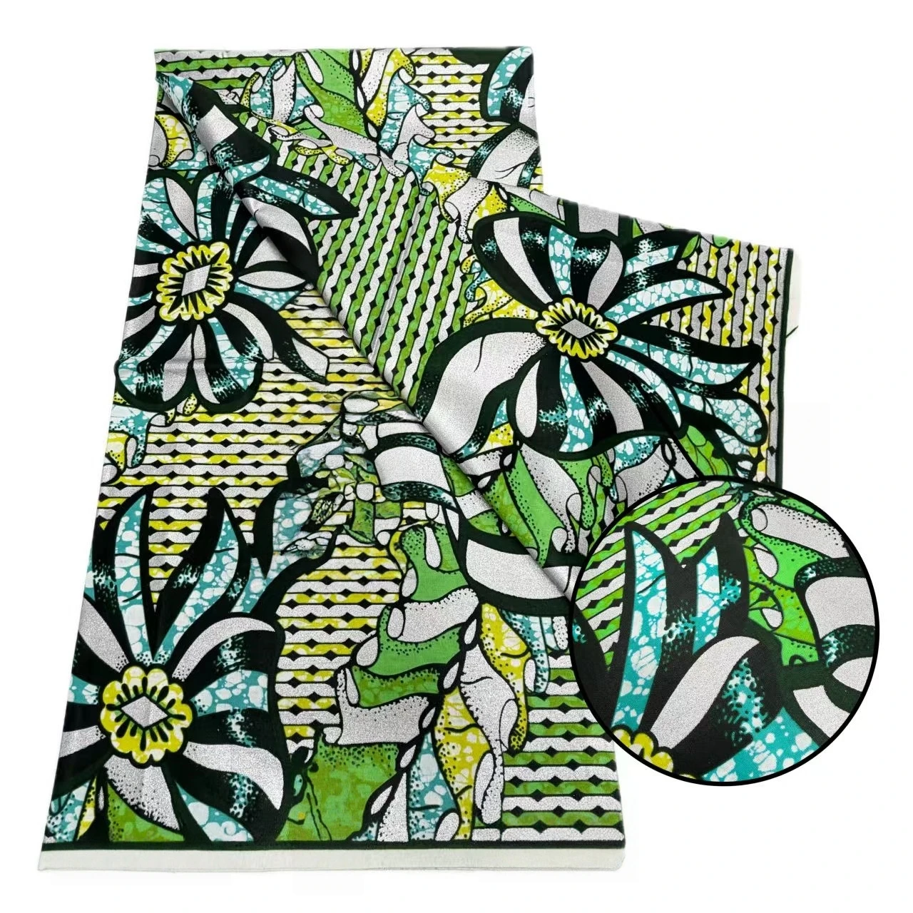 2026 Grand Super Original African Wax Fabric High Quality Nigerian Print Ankara Fabric For Sewing 6 Yard Women Dress 100% Cotton - 6