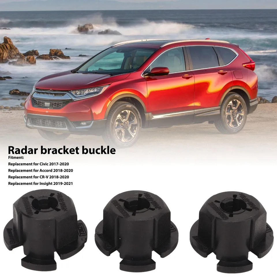 3 Clip Montaggio Radar Per Honda Civic Accord CR-V, 36806-TLA-A01, Adatte 2017-2020