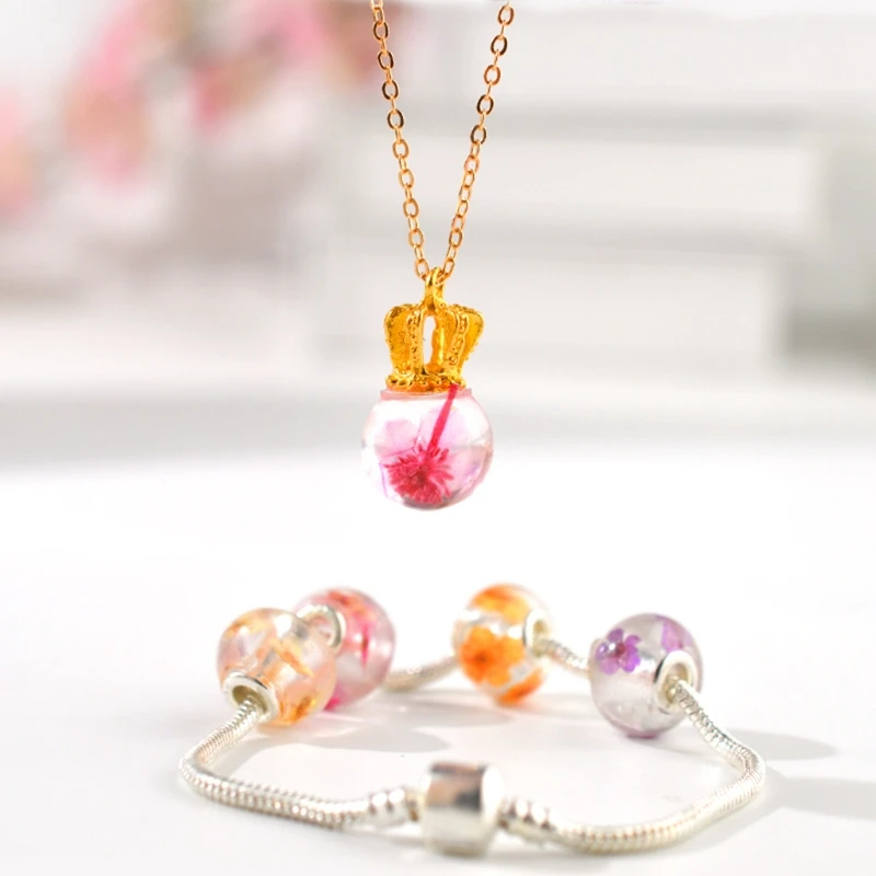 Beads Resin Mold with Holes Silicone Mold for DIY Bracelet Jewelry Making Drop shipping