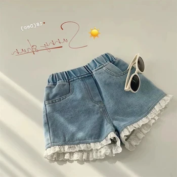 Girls Lightweight Denim Shorts 1