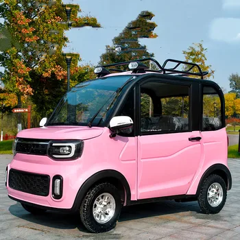 4 Wheel Electric Vehicle Urban Elderly Leisure Four Wheel Electric Vehicle Sell Electric Cars Independent Suspension